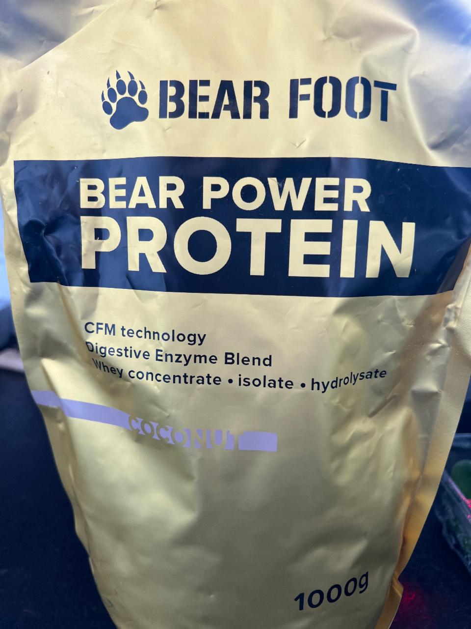 Fotografie - Bear Power Protein Coconut Bear Foot