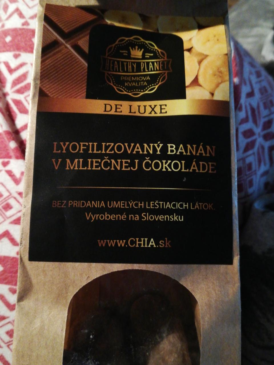 Fotografie - Lyofilizovaný banán v mliečnej čokoláde DE LUXE