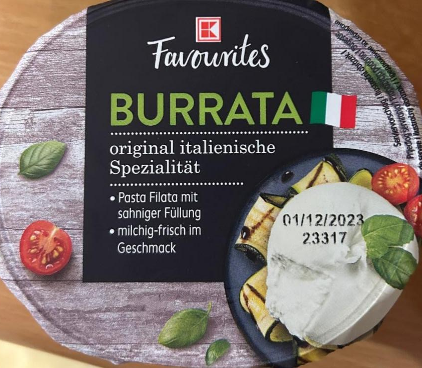 Fotografie - burrata K-Favourites