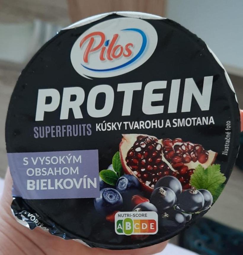 Fotografie - Protein Superfruits kúsky tvarohu a smotana Pilos