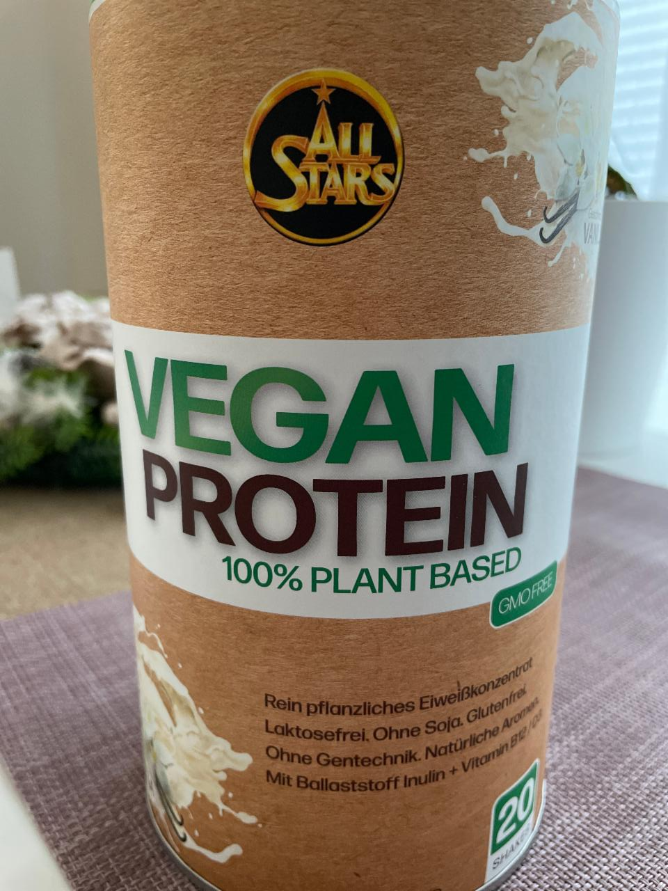 Fotografie - Vegan Protein Vanille All Stars