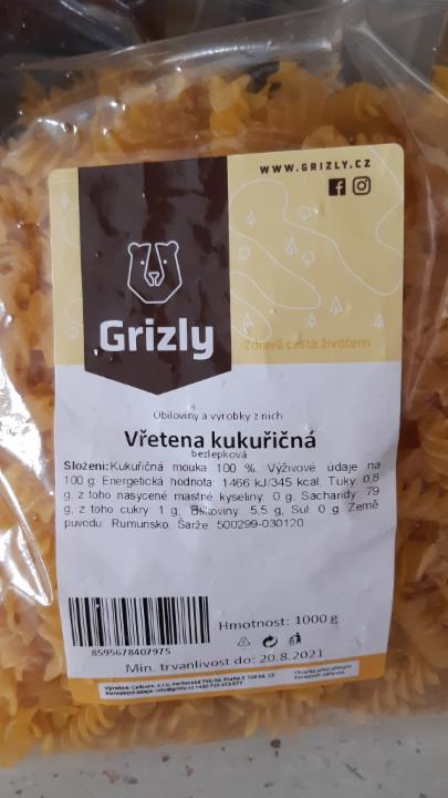 Fotografie - Vretená kukuričné Grizly