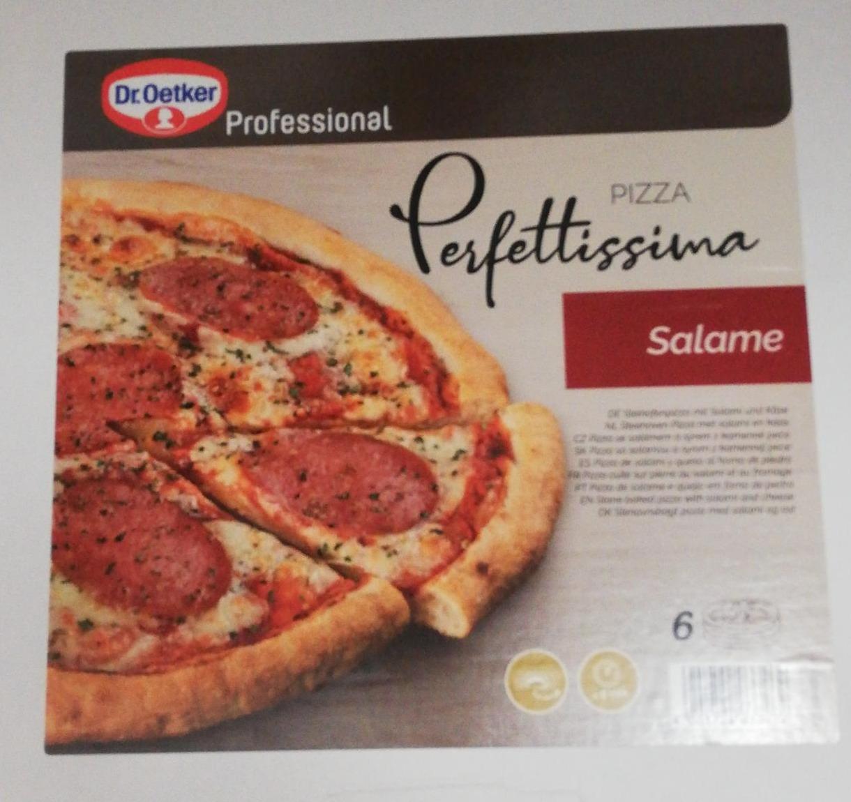 Fotografie - Pizza Perfettissima salame Dr.Oetker Profesional