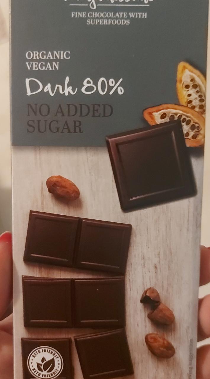 Fotografie - Dark 80% no added sugar