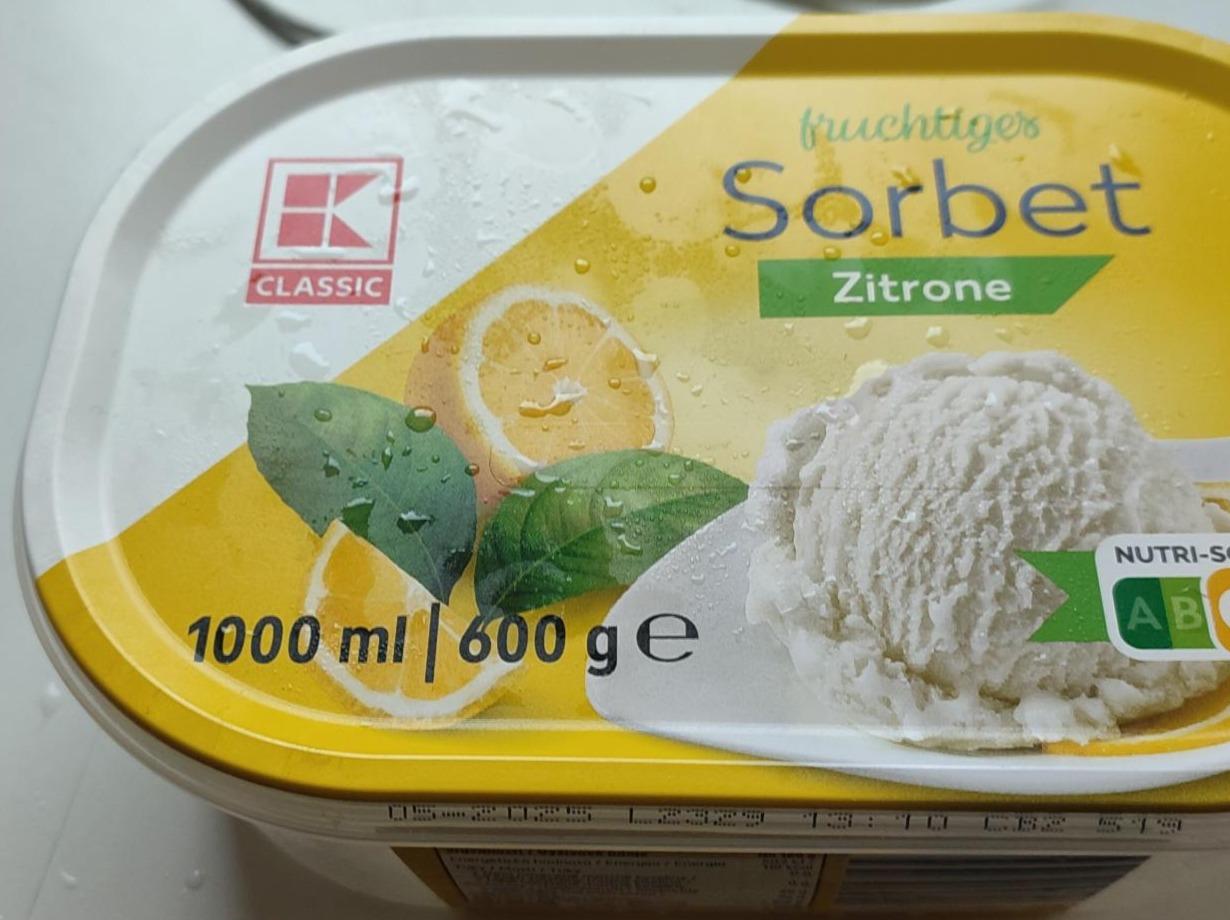 Fotografie - Sorbet Zitrone K-Classic