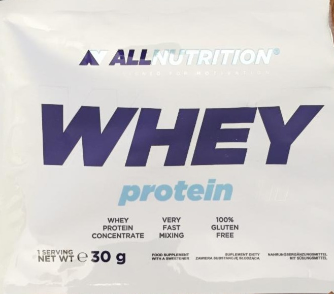 Fotografie - Whey protein chocolate peanut butter Allnutrition