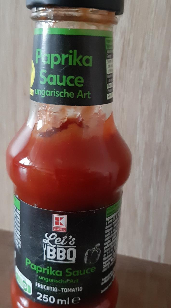 Fotografie - Paprika Sauce Let´s BBQ K-Classic