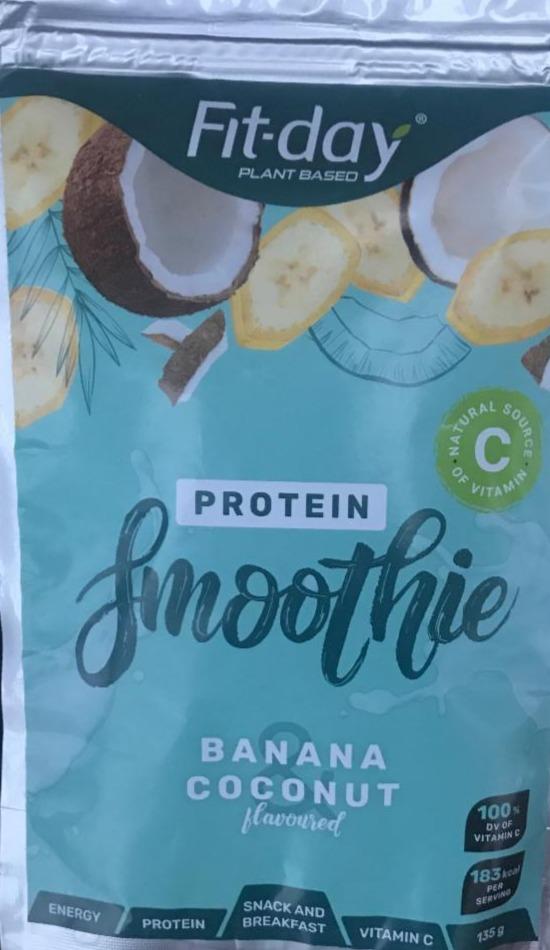 Fotografie - Fit-day Protein Smoothie Banana coconut