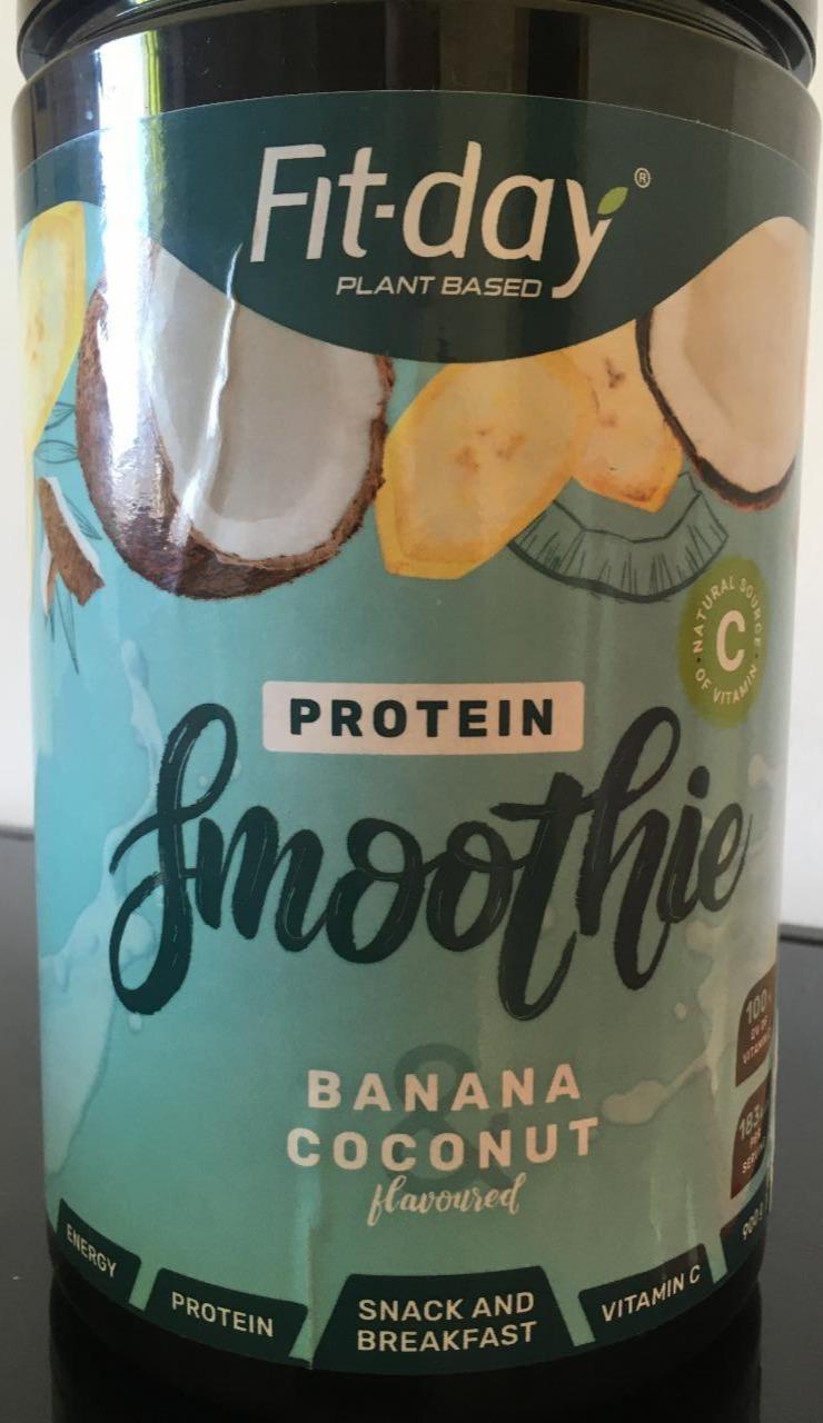 Fotografie - Fit-day Protein Smoothie Banana coconut