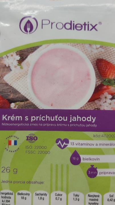 Fotografie - Krém s príchuťou jahody Prodietix