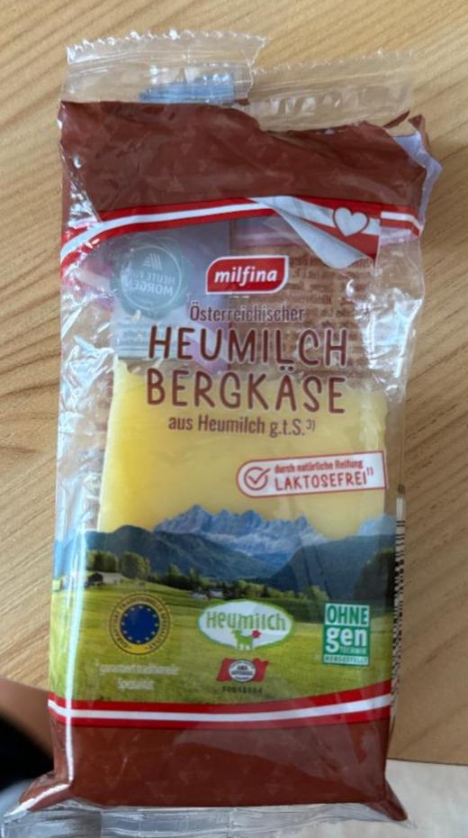 Fotografie - Heumilch Bergkäse Laktosefrei Milfina