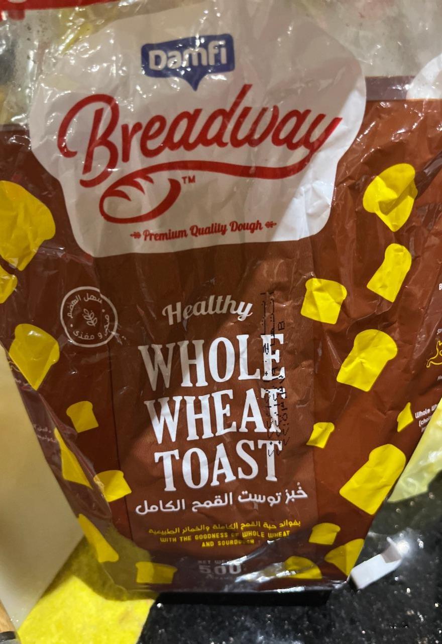 Fotografie - Breadway Healthy Whole wheat toast Damfi
