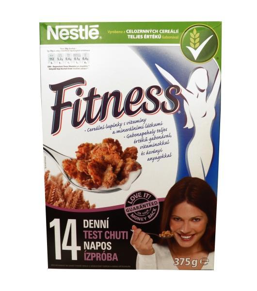 Fotografie - Fitness celozrnné cereálie Nestlé s mliekom
