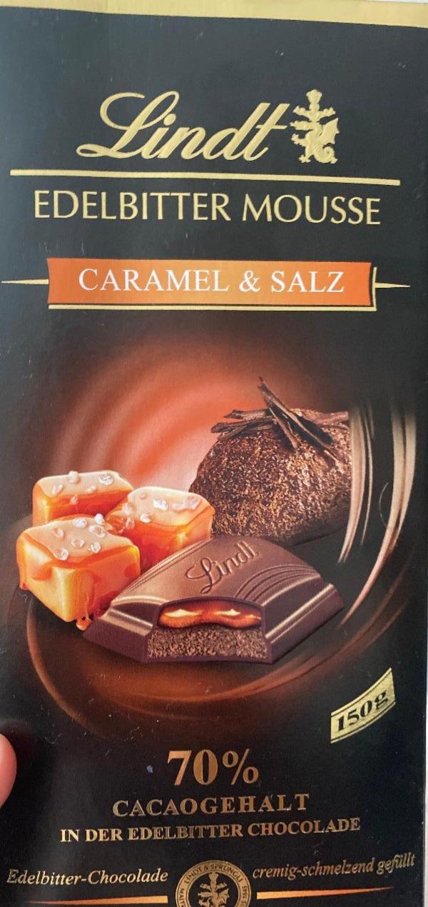 Fotografie - Edelbitter Mousse Caramel & Salz Lindt