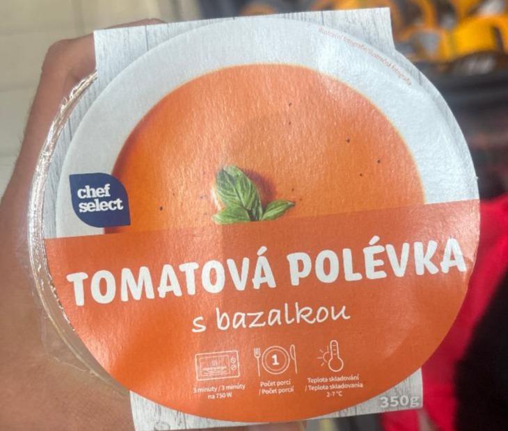 Fotografie - Tomatová polévka s bazalkou Chef Select