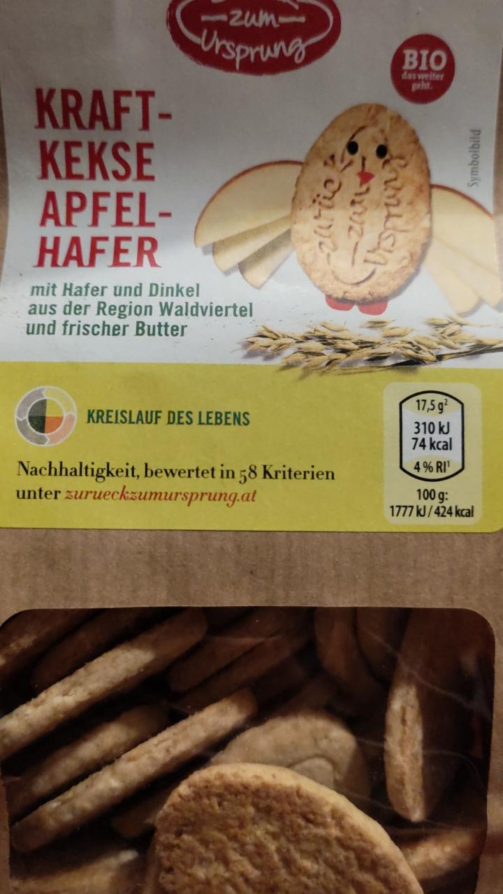 Fotografie - kraft-kekse apfel-hafer