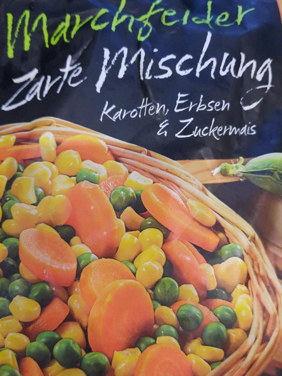 Fotografie - marchfelder Zarte Mischung karotten erbsen & zuckermais