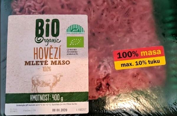 Fotografie - Bio organic hovädzie mleté mäso 100%
