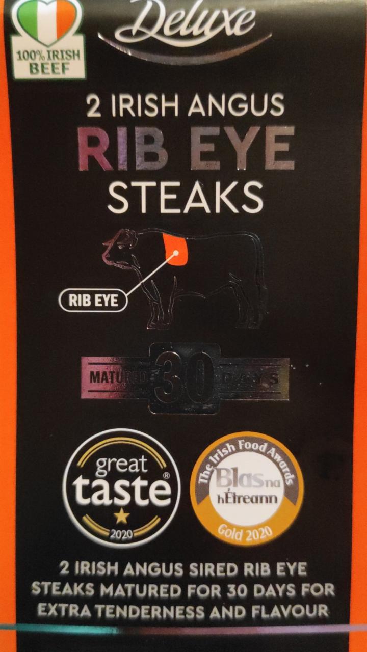 Fotografie - 2 Irish Angus Rib Eye Steaks Deluxe