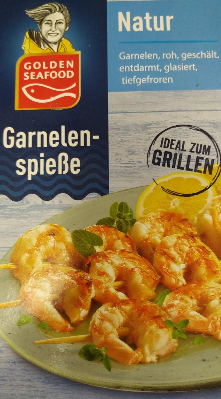 Fotografie - Garnelenspieße Natur Golden Seafood