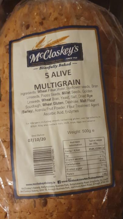 Fotografie - 5 Alive Multigrain McCloskeys