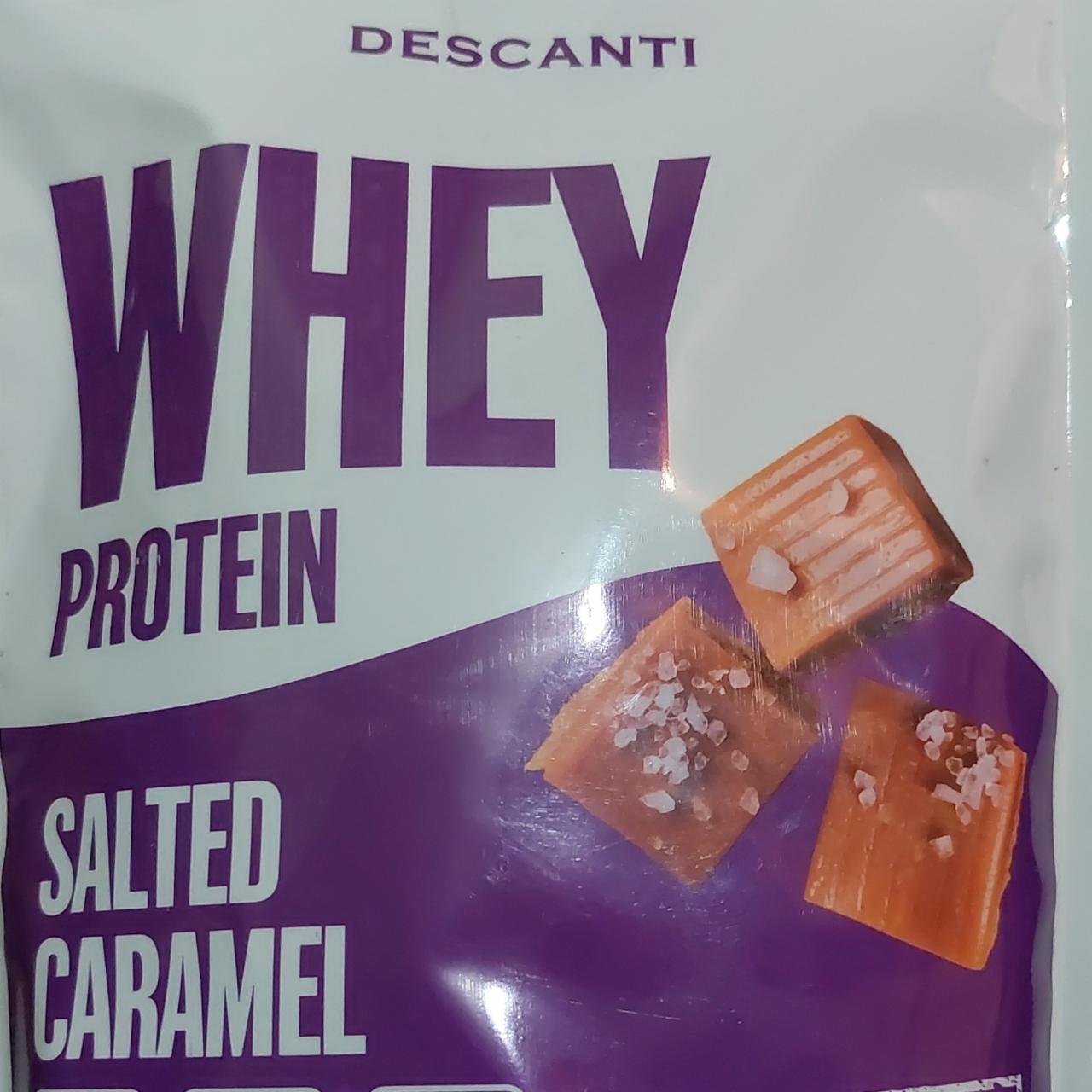 Fotografie - Whey Protein Salted caramel Descanti