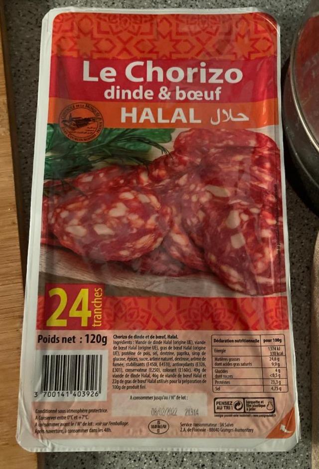 Fotografie - le chorizo halal