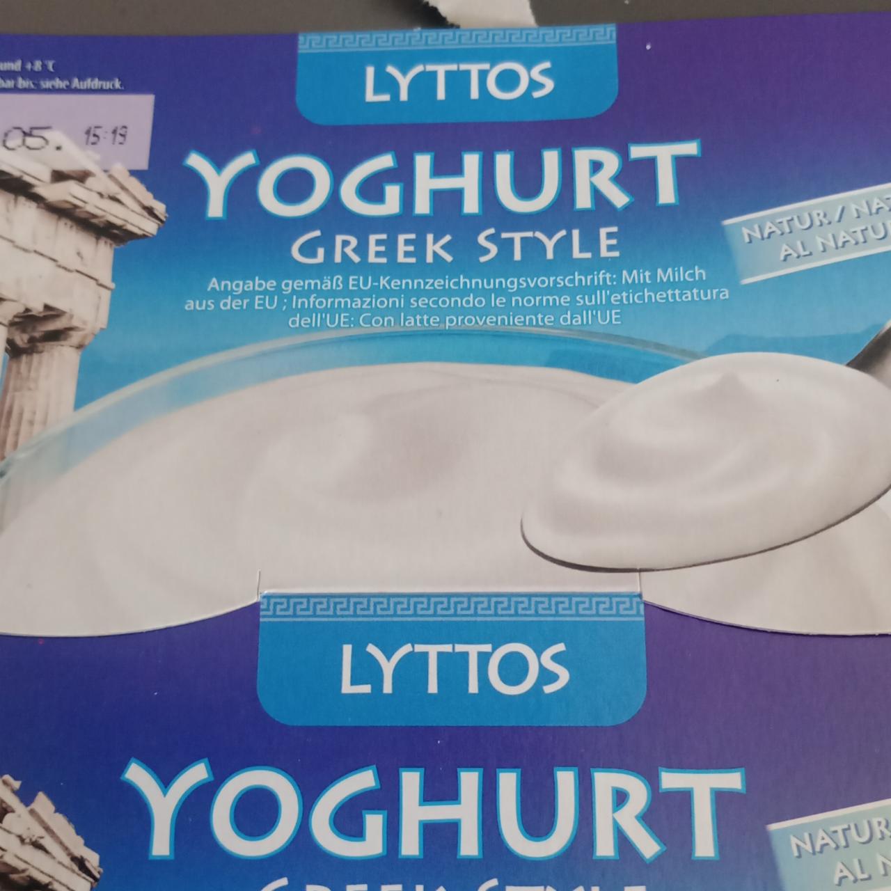 Fotografie - Yoghurt Greek Style Lyttos