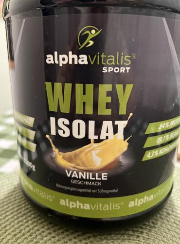 Fotografie - Whey Isolat Vanille alphavitalis sport