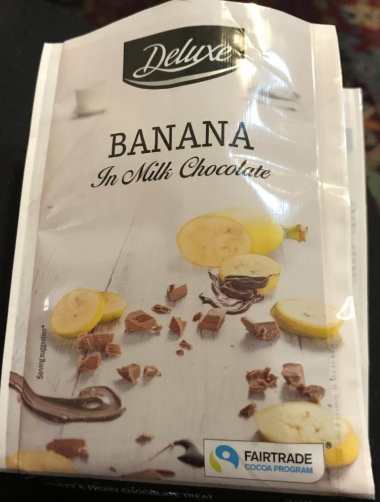 Fotografie - Banana in milk chocolate Deluxe