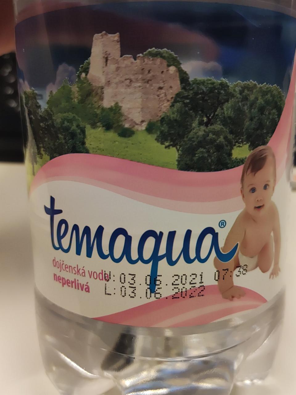 Fotografie - temaqua dojčenská voda neperlivá