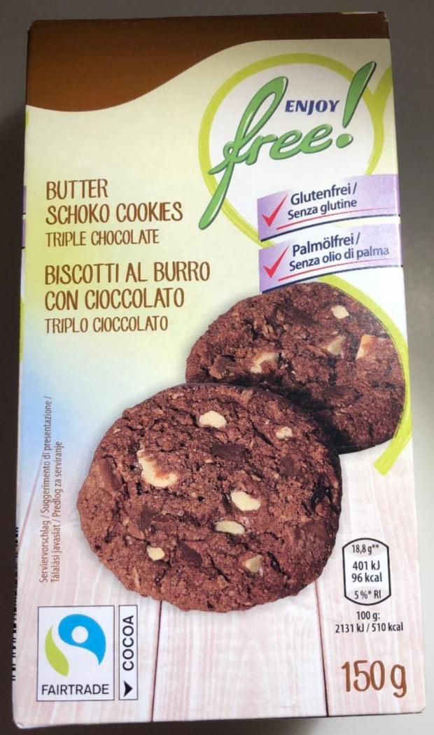Fotografie - butter schoko cookies triple chocolate