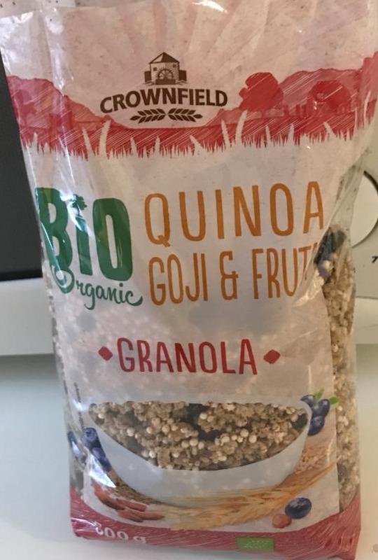 Fotografie - Bio Organic Quinoa Goji & Fruta Granola Crownfield