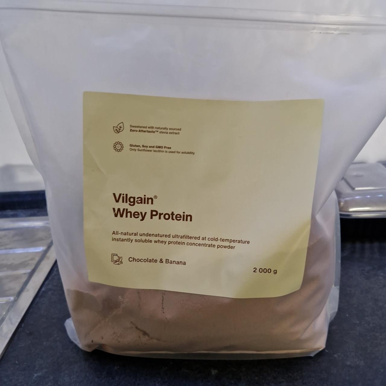 Fotografie - Whey Protein Chocolate & Banana Vilgain