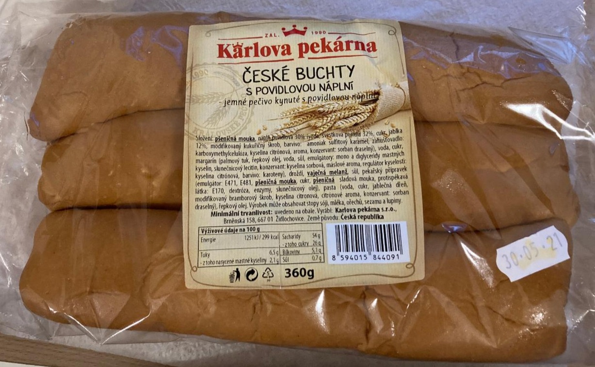 Fotografie - České buchty s povidlovou naplní Karlova pekárna
