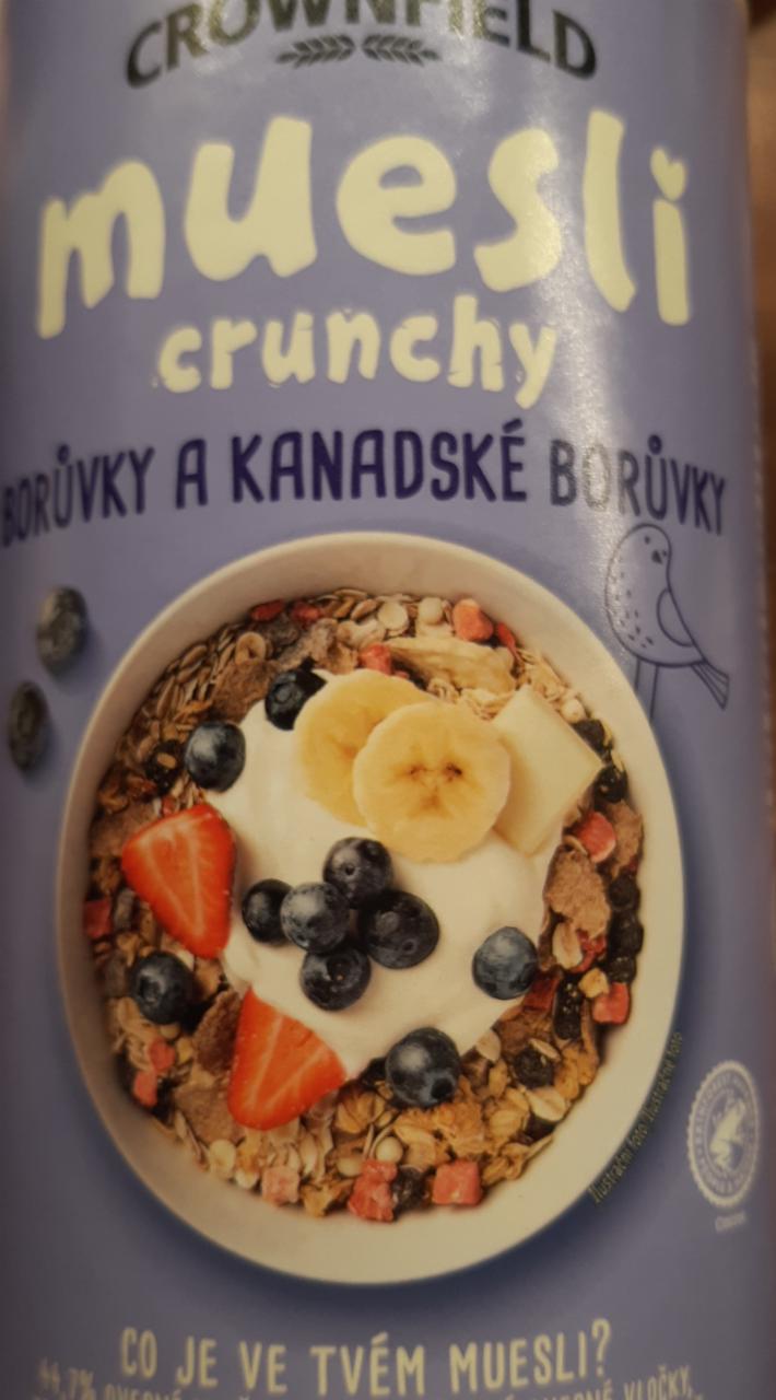 Fotografie - Muesli crunchy Boruvky a kanadske boruvky Crownifield