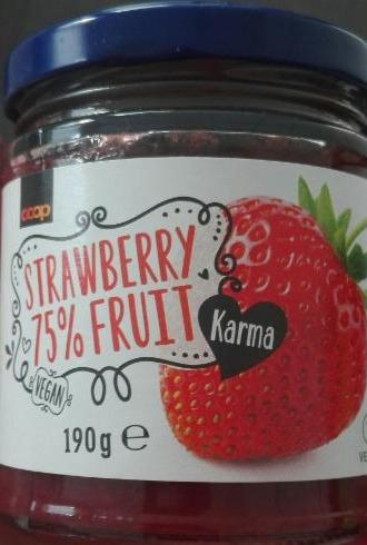 Fotografie - Strawberry 75% fruit spread Karma