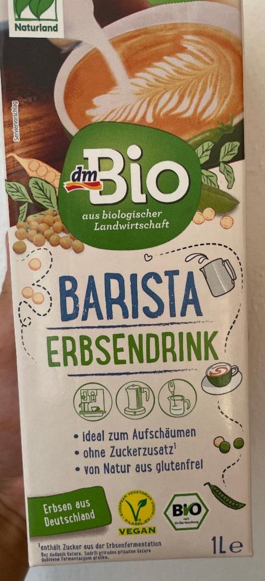 Fotografie - Barista Erbsendrink dmBio