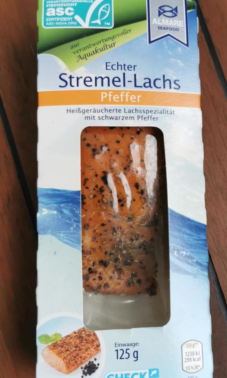 Fotografie - Echter Stremel-Lachs Pfeffer Almare Seafood