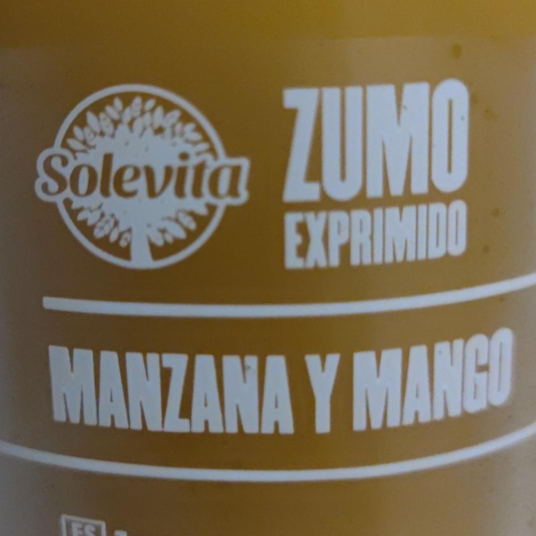 Fotografie - Zumo manzana y mango Solevita