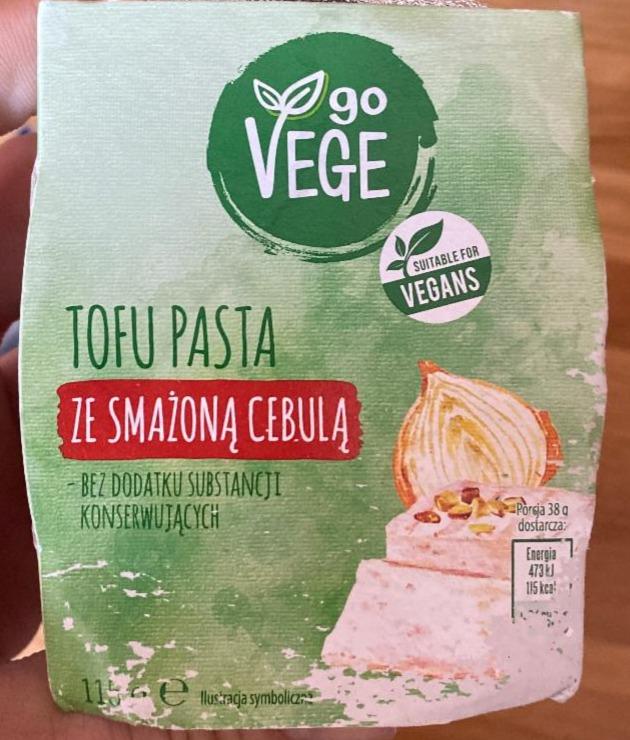 Fotografie - Tofu pasta ze smazona cebula goVege