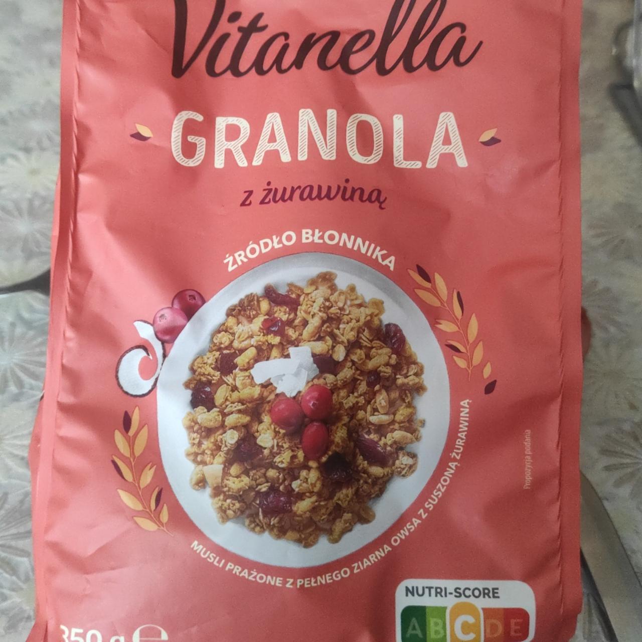 Fotografie - granola z zurawina