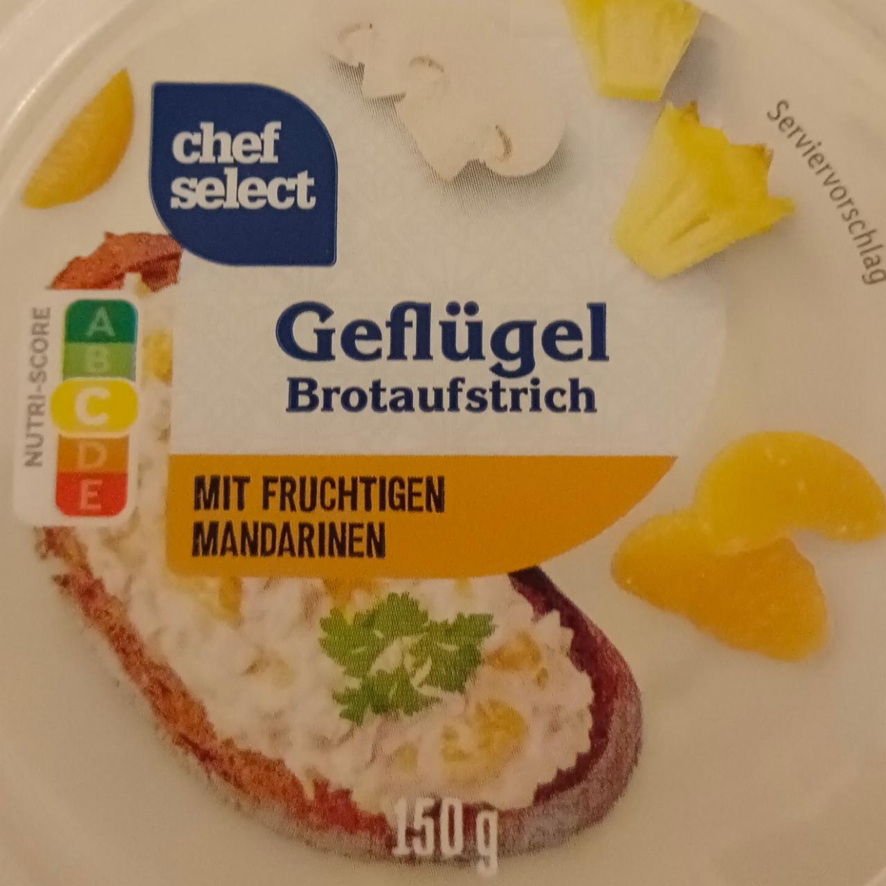 Fotografie - Geflügel Brotaufstrich mit fruchtigen Mandarinen Chef select