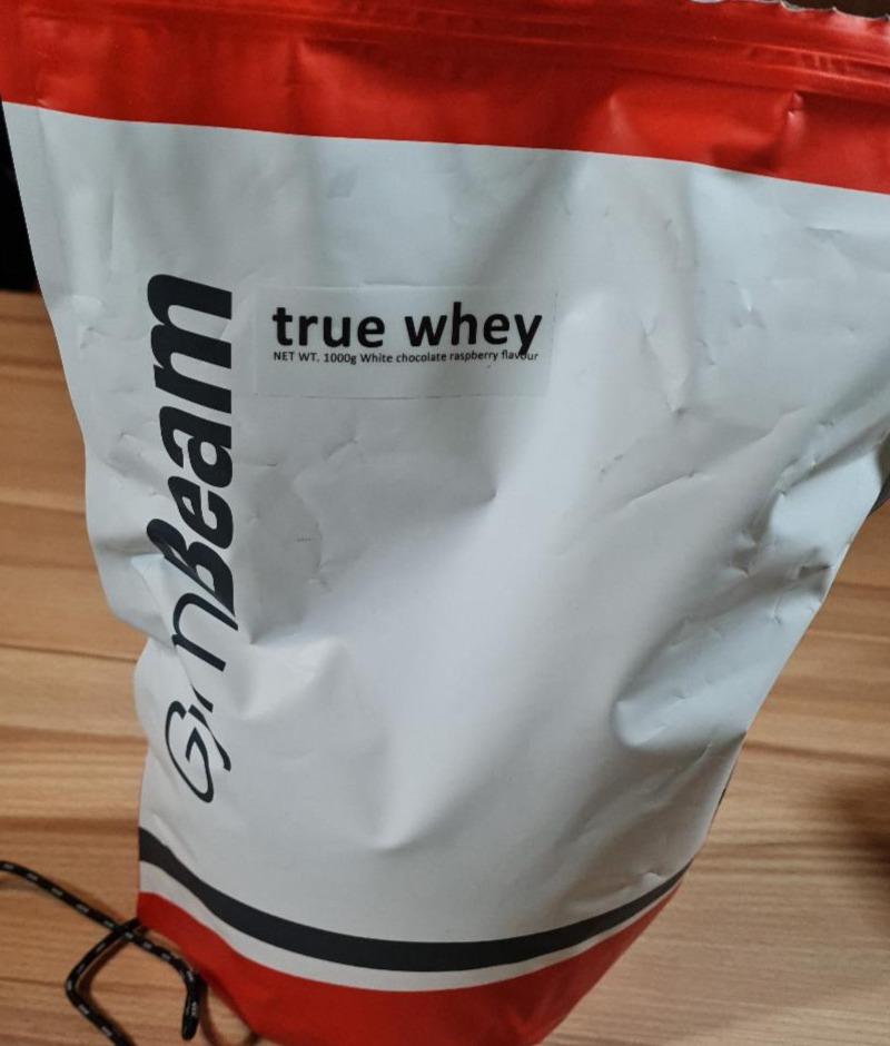 Fotografie - True whey Gym beam biela čokoláda-malina