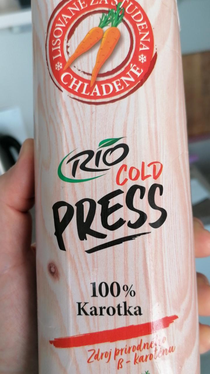 Fotografie - Rio Cold Press 100% Karotka