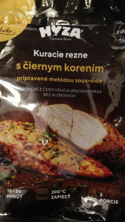 Fotografie - Kuracie rezne s čiernym korením Hyza (sous-vide)