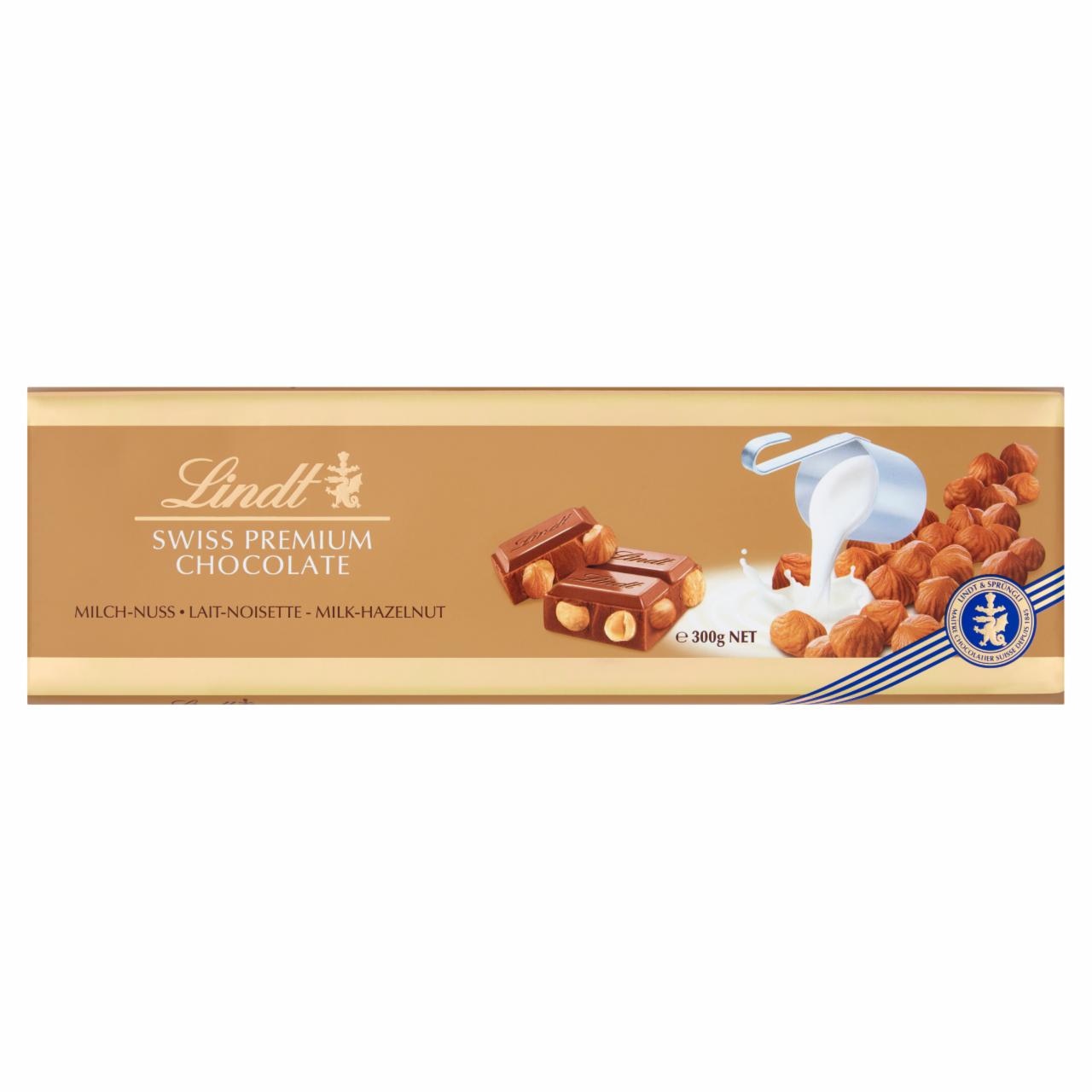 Fotografie - Swiss Premium Chocolate Milk Hazelnut Lindt