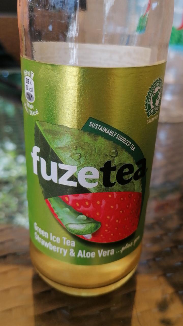 Fotografie - Fuzetea Green Ice Tea Strawberry & Aloe Vera