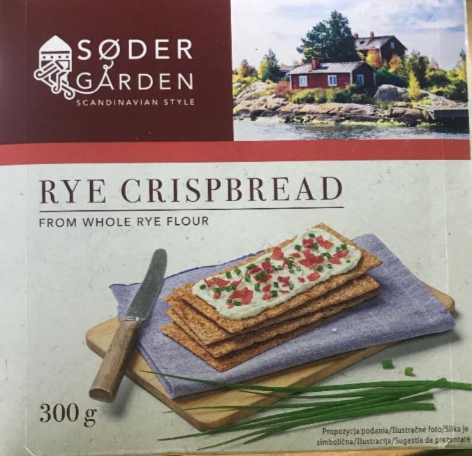 Fotografie - Knäckebrot celozrnný Sodergarden Lidl