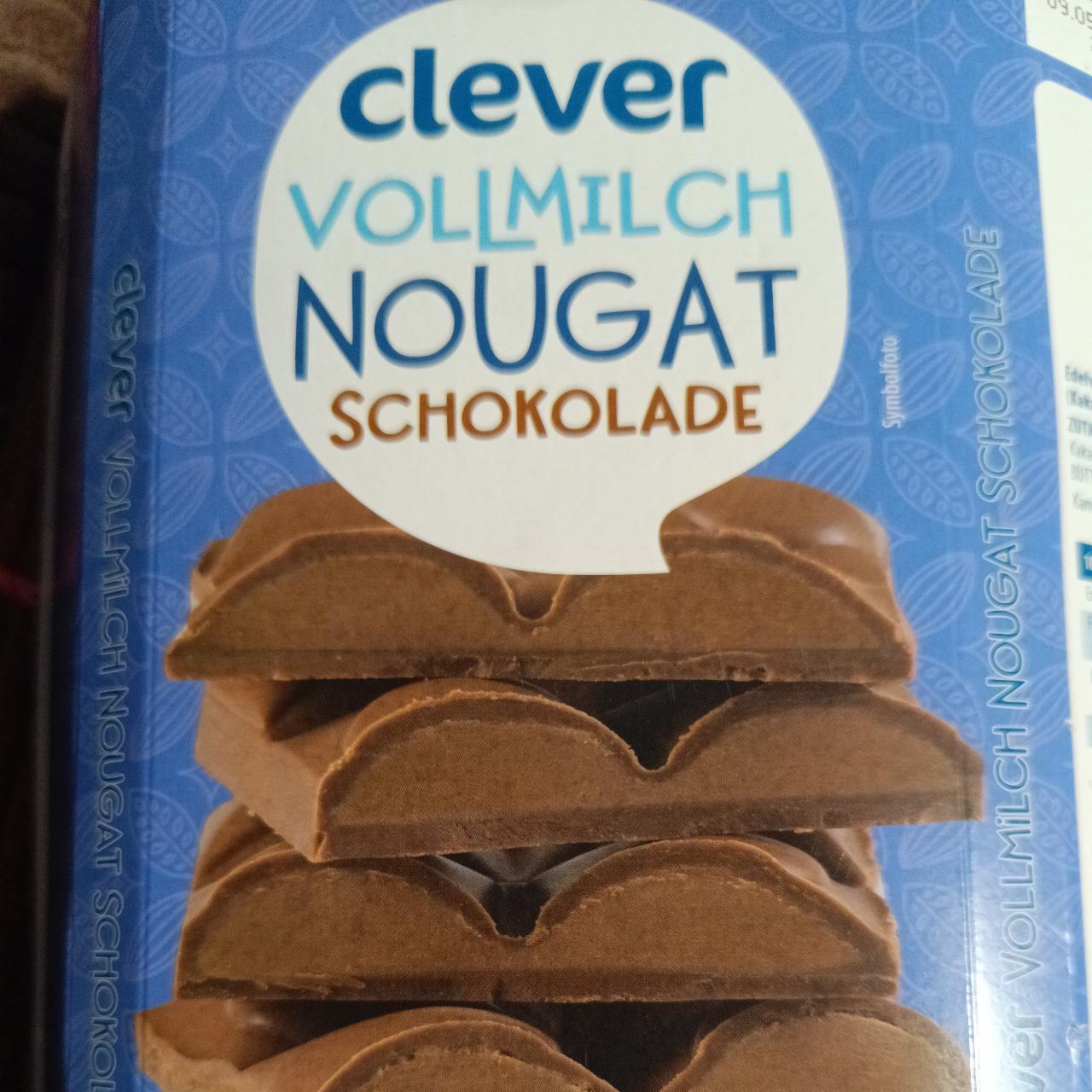 Fotografie - Vollmilch Nougat Schokolade Clever